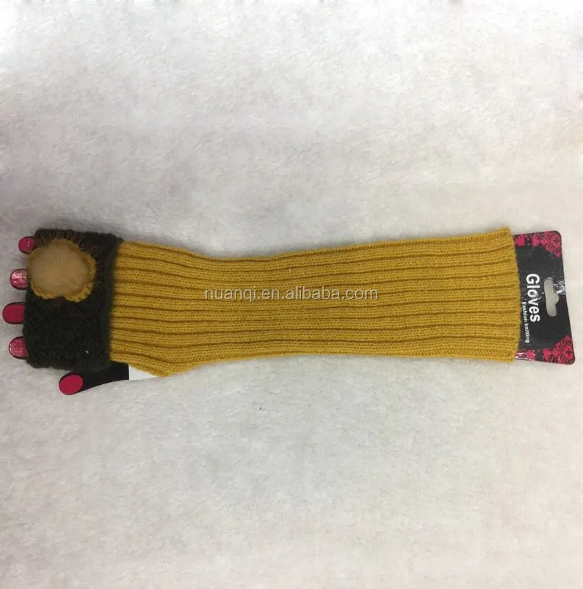 2015 de la moda de invierno cálido mitones guantes baratos