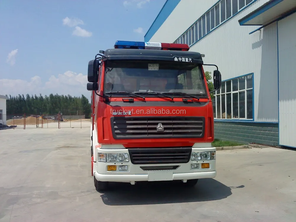 6*2 hot sale water foam howo fire truck