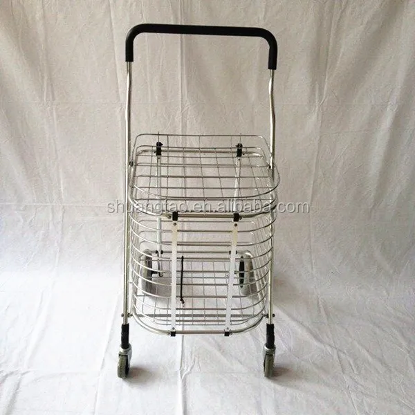 Guanzhou Factory Elderly Shopping Carts Trolley For Seniors With 4