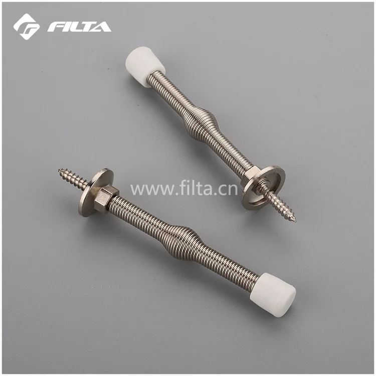 10 Pack Brushed Nickel Heavy Duty Solid Rigid Door Stop United State