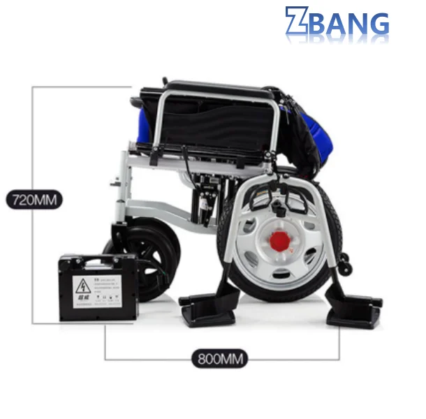 
Supply Lightweight Folding Electric Wheelchair Motor 