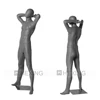 Stand Men Abstract FRP Male Egg Head Vintage Mannequin
