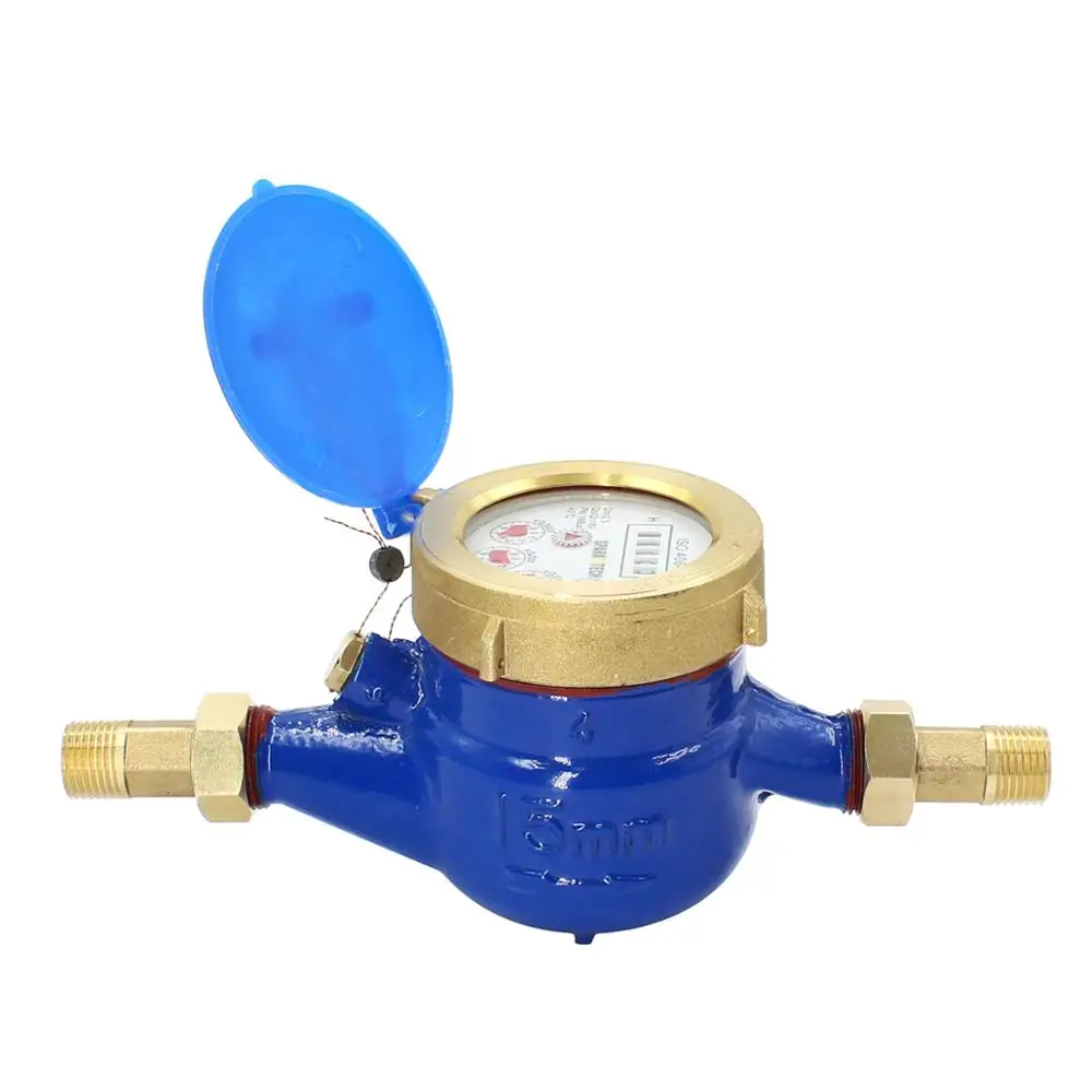 Brass Gauge Rotary Vane Multi Jet Cold Water Meter With High Quality