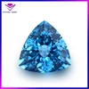 Trillion Cut 8mm graceful cz beads aquamarine cz stone loose stone