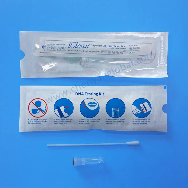 Dna kit. DNA Test Kit. Swab-Rinse Kit. Комплект для ДНК теста. Зажим одноразовый стерильный.