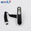 Portable Digital Luggage Scale with LCD Display (110lb/50kg), Weighting Checked Baggage for Air Travel, Home Use and Gift