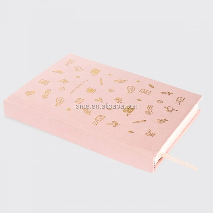 Fantastic Linen Cover Address Book/fabric Hardcover Address Planner