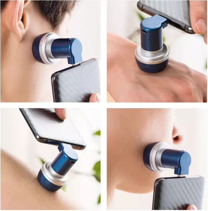 FREE SHIPPING Travel Mini USB Smartphone Shaving For Android Cell Phone Outdoor Portable Micro-USB Electric Shaver