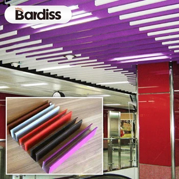 Station Hall Suspended Aluminum Metal Baffle Ceiling System For U Shaped Tube Aluminium Ceilings View Aluminum Metal Baffle Ceiling System Bardiss