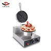 Hot Selling Commercial Kitchen Equipment Round Shape Electric Single Waffle Machine Waffle Maker