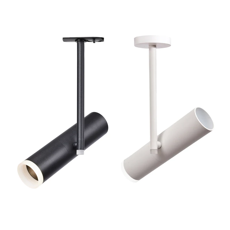 
2020 Black White GU10 LED track spot light showroom lighting 