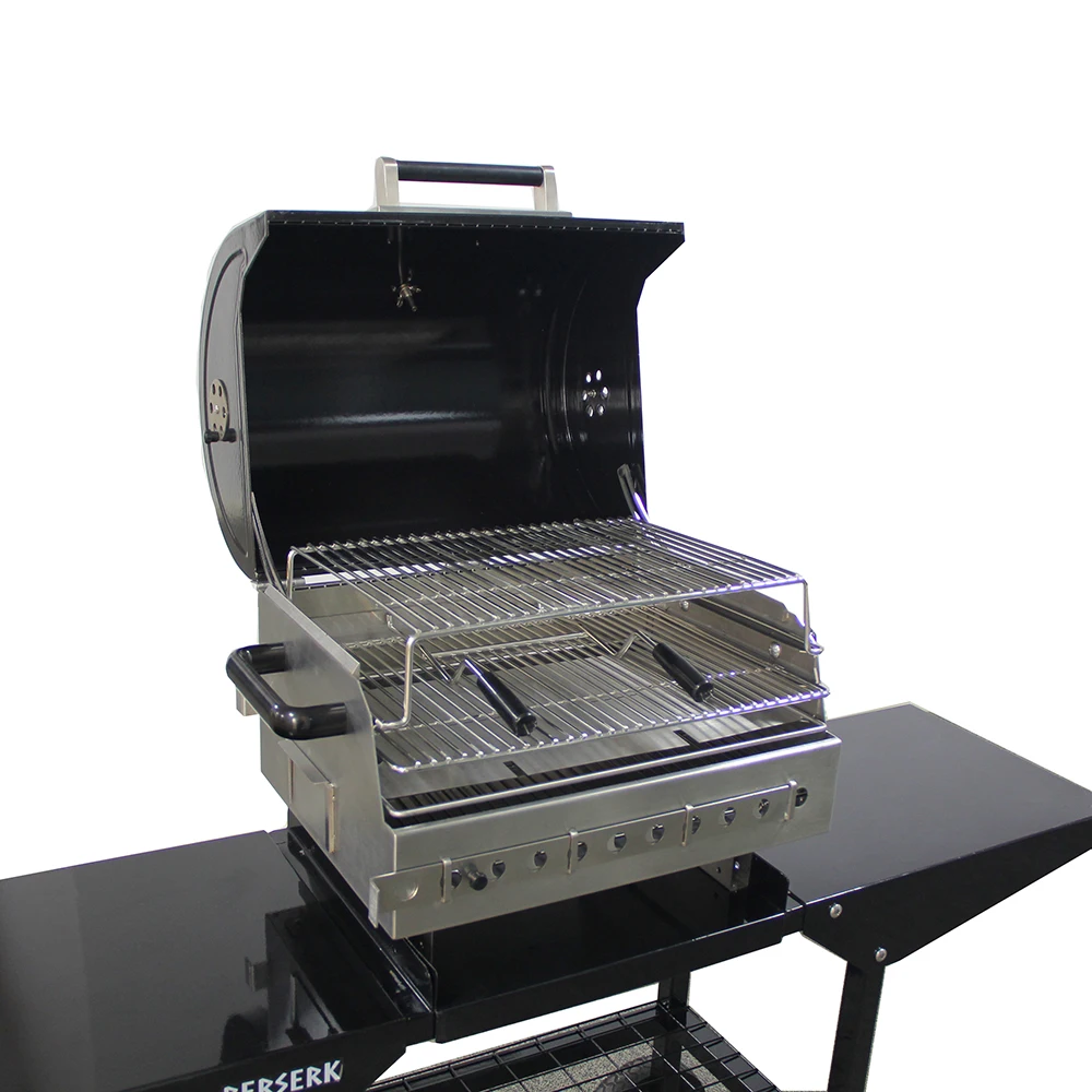 Portable Charcoal Barbecue Grill Outdoor Bbq Grill Stainless Steel