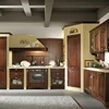 Economical And Practical Project Kitchen , Solid Wood kitchen cabinet design