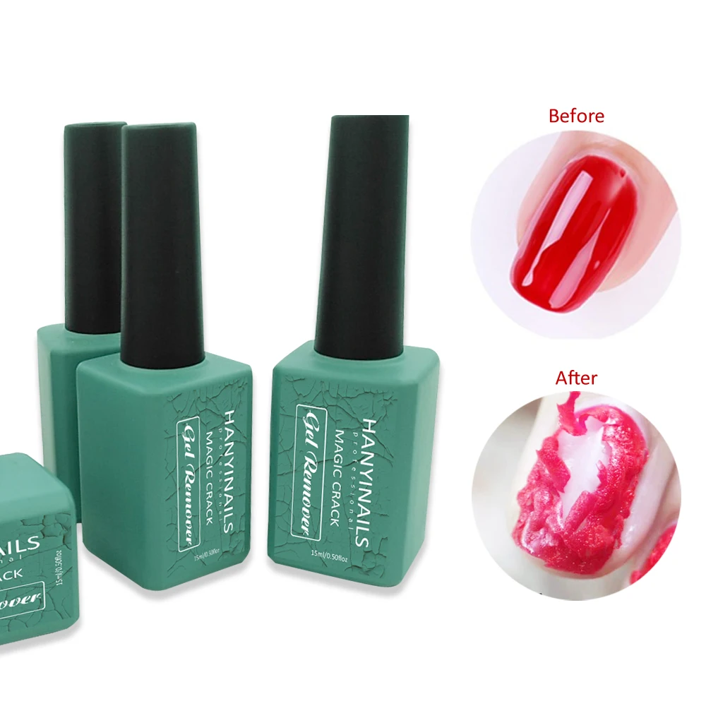 

New coming innovative Magic crack gel nail polish remover