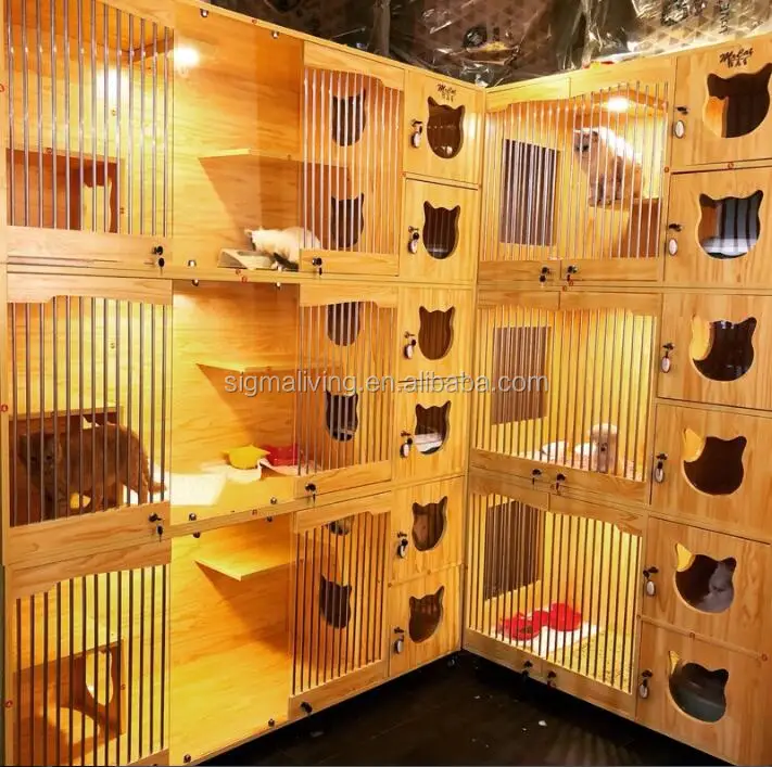Luxury Solid Wood Villa Pet Display Cage Pet Breeding Cage Buy Cage