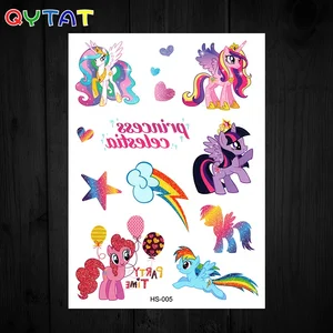 New Arrival Lovely Cartoon Children Temporary Glitter Unicorn Tattoos
