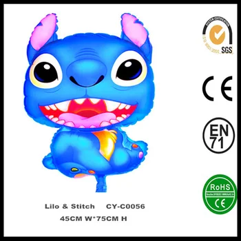 Wholesale Cartoon Lilo Stitch Balloon High Quality Inflatable Foil