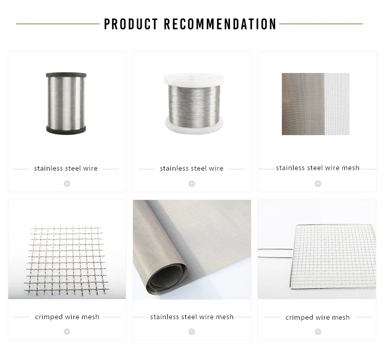 High quality SS 304 316  2X2 Stainless Steel Crimped   Wire Mesh