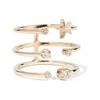 triple indian 24 carat gold latest ring star designs