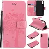 Coining Texture Tree Pattern Leather Wallet phone Cases for iPhone X 8 7 Note 8 S9 For Huawei P20 Wallet Pouch With Card Slot