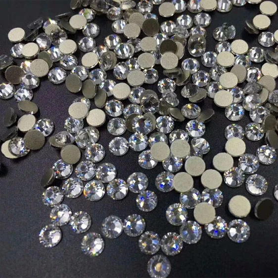 

Factory glass ss20 non hot fix rhinestone for DIY nail art decoration, Customized