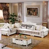 Luxury European Design Living Room Furniture Comfortable Leather Sofa Set