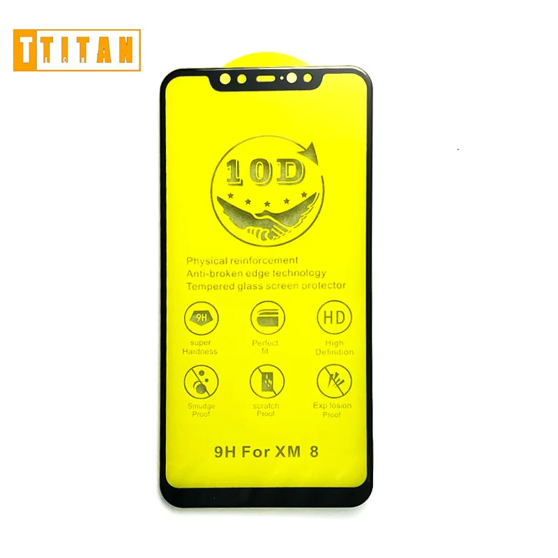 Hot Sale 6D 10D 99D Screen Protector Micas Vidrio Templado Celular for mi8se note 7 Cell Phone for Xiaomi Mi 9t redmi6 pro