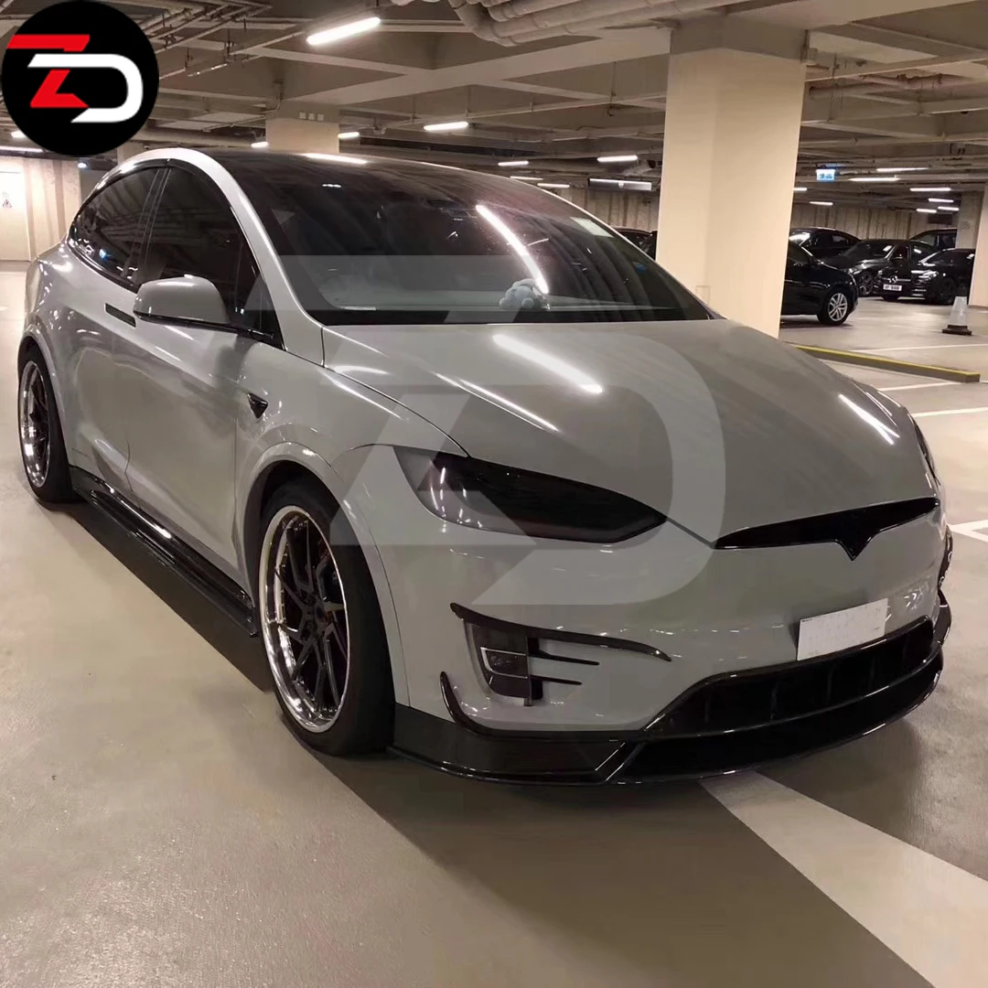 Perfect Quality Rz Body Kit For Tesla Model X Carbon Fiber Spoiler