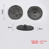 western metal designer coat buttons for fur coat