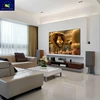Zero edge fixed frame ultra thin frame projection screen black diamond fixed frame laser TV projector screen
