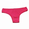 Cotton Pantie Women Sexy Style Solid Color Triangle Thong Brief Underwear Wholesale