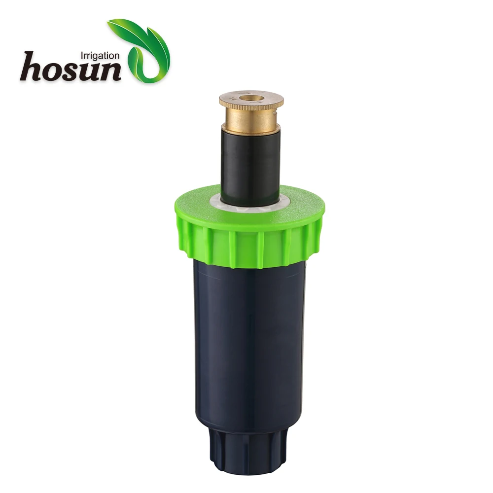 

360 degree garden irrigation system water sprinkler underground lawn watering pop up sprinlker with brass plastic nozzle head, Pictured or custom color.