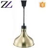 Heating bronze chafing dish food warmer arabia luxury dinning green copper table top telescopic chandelier droplight buffet lamp