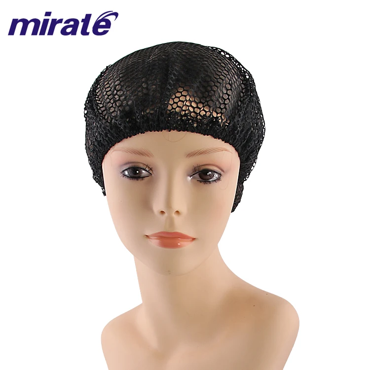 Custom Black Fashion Fine Mesh Hair Net Hair Woven Sleeping Cap