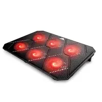 

Laptop cooler 6 silent led fans usb laptop cooling pad ajustable gaming notebook cooler for 17 Inch laptop