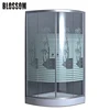 cheap lowes tray free standing aluminium profile shower enclosure