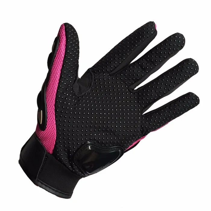 Youme Pink Pro Biker Motorcycle Gloves Full Finger Unisex Motos Sports