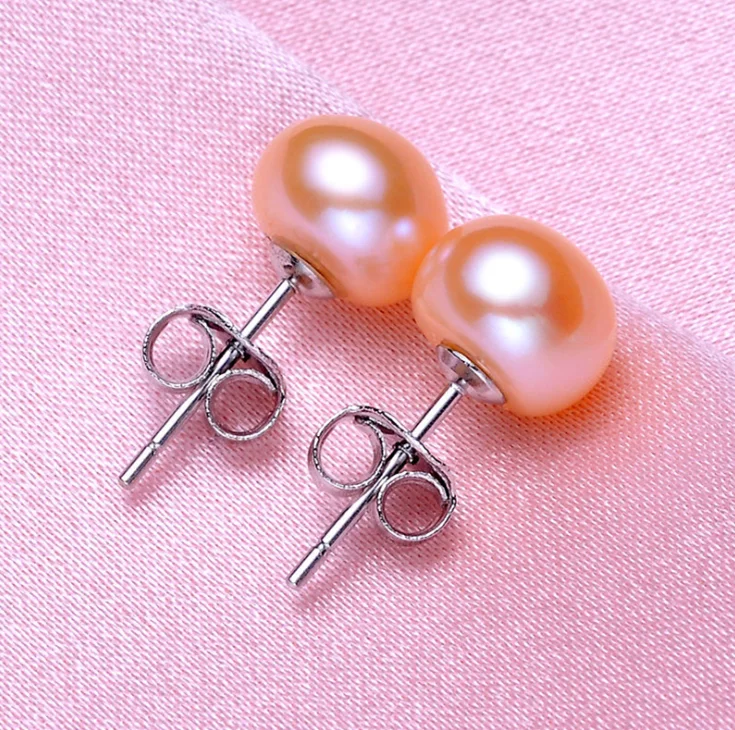 48mm 925 Sterling Silver Simple 3a Flat Button Natural Genuine