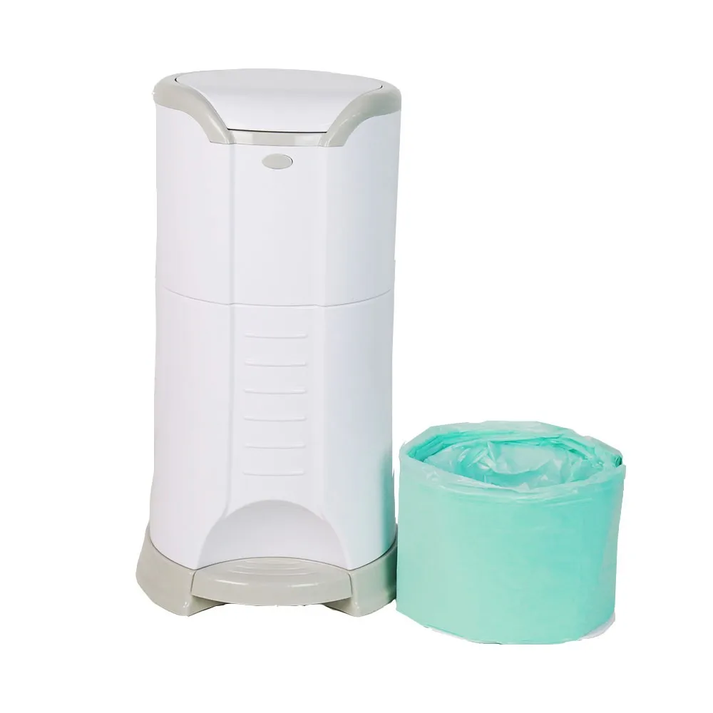 Smart Plastic Pedal Diaper Trash Can With Odor Lock System Buy Trash