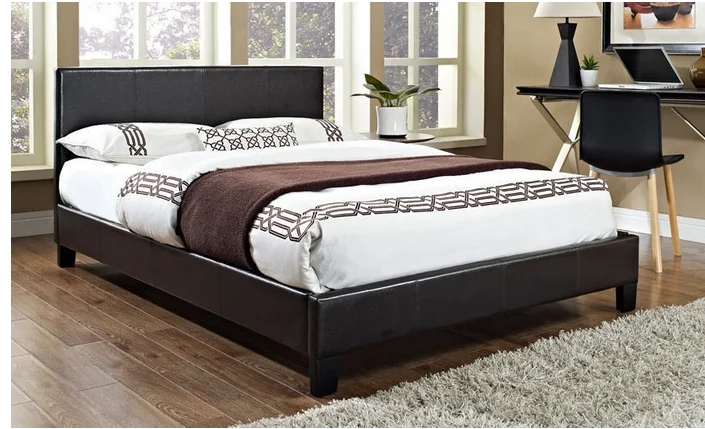 BEDROOM FURNITURE 4 DRAWERS LEATHER BED SLEIGH BED DOUBLE BED WITH STORAGE