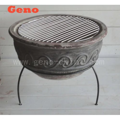 Clay Fire Pit With Fiberstone Material For Warming Buy Fire Pit