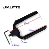 Jialitte J235 Mounted On A Tactical Compound Bow Stabilizer Dual Picatinny Rail Adaptor Mount For Red Dot Sight Flashlight