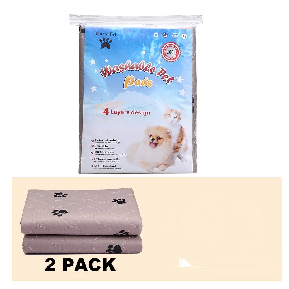 Factory Wholesale Plaid Washable Dog Pee Pads Reusable Sofa Bed Car
