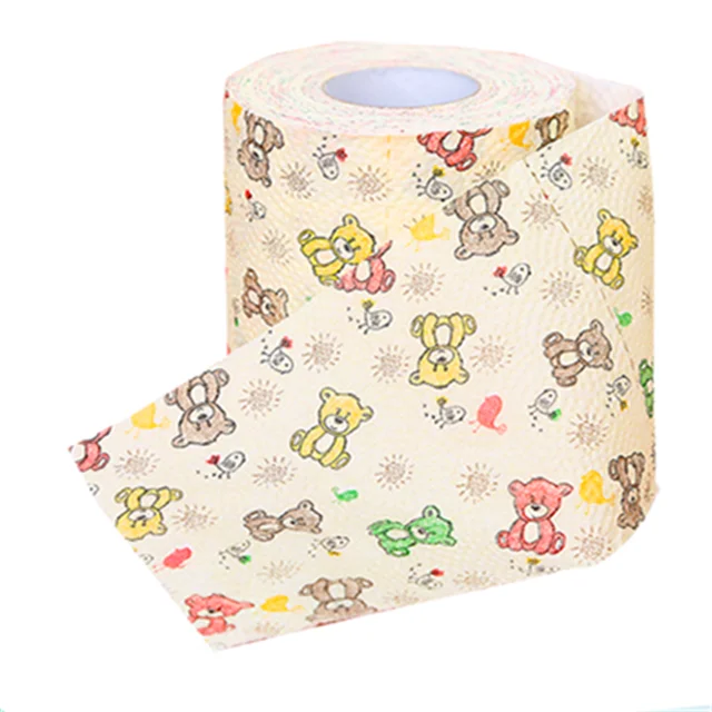 Sansheng Printed Bathroom Toilet Paper Loo Tissue Roll - Buy Toilet ...