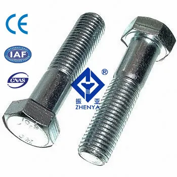 Din Standard Hex Bolts Hdg Grade 8 8 Bolt And Nuts Buy Hex Bolts