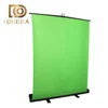 Custom design 1.5*2 1.48*1.8 portable flex non-woven retractable roll up green screen background price