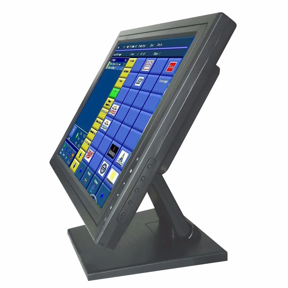 

1080p resistive touch 15 inch raspberry pi touch monitor, Black