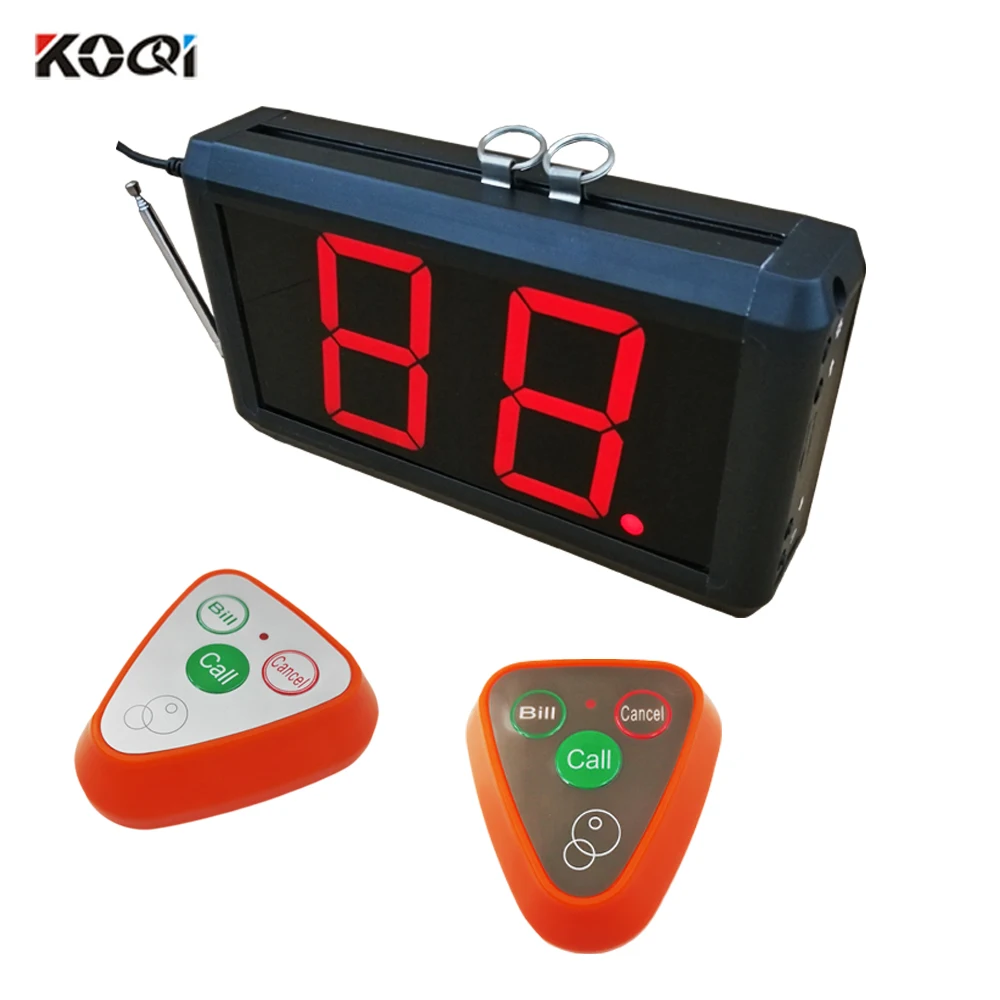 

Wireless Waiter Paging Calling System For K-302+K-S3 Restaurant Table Buzzer Call System, Orange