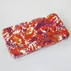 Flora Pattern Flat Clutch Opera Women's Wallet Customized Pattern Flat Hinge Wallet