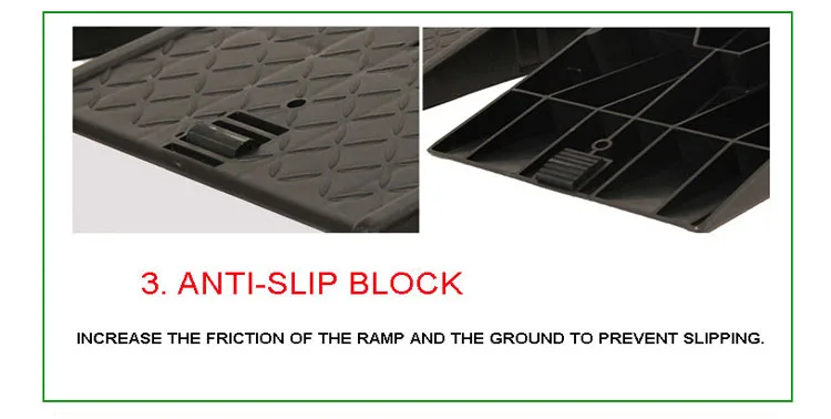 Wheel riser Car ramp plastic Material handling equipment